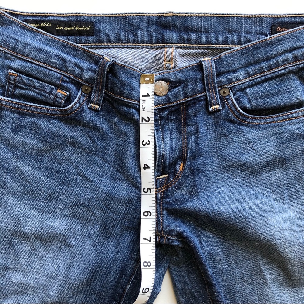Citizens Of Humanity Boot Cut Jeans in Medium Blue Denim - Picture 8 of 10